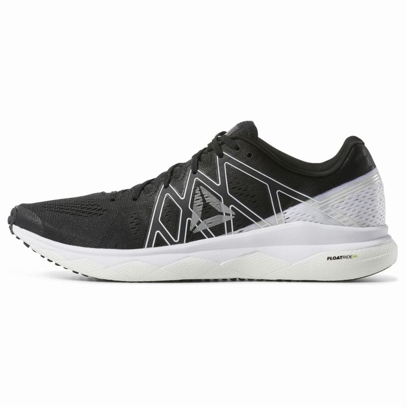 Adidasi Alergare Reebok Floatride Run Fast Barbati Negrii/Albi/Argintii Romania HC9092DA